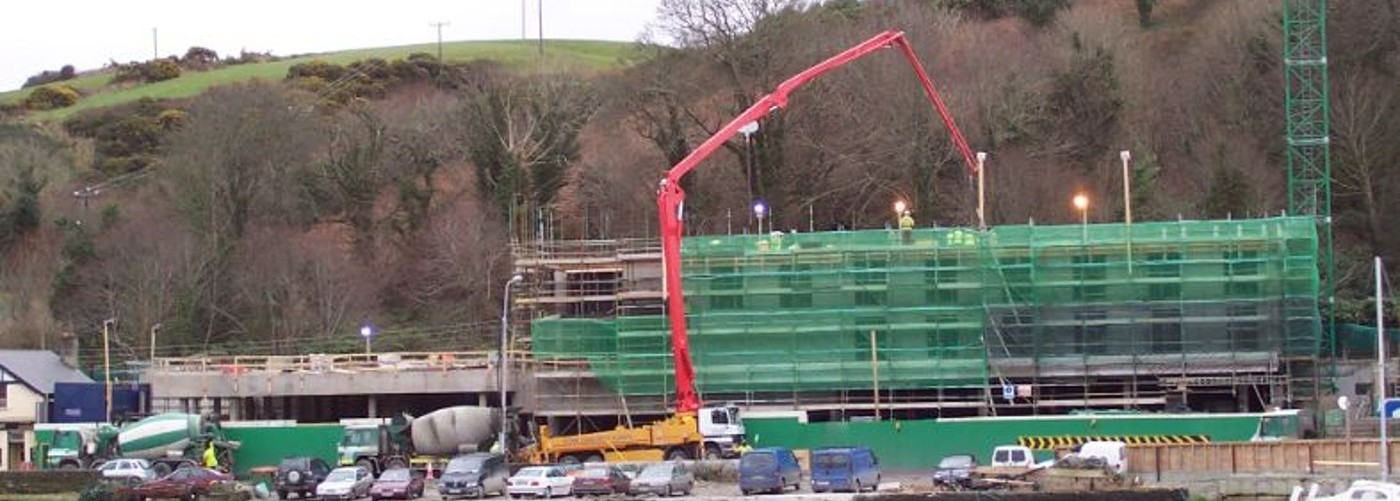 Concrete Pumping at the Maritime Hotel, Bantry